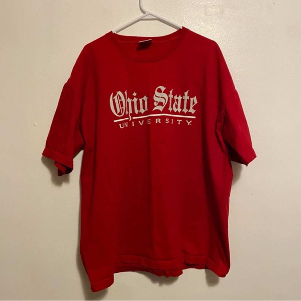 Vintage Ohio State University T-Shirt Mens XXL Big‎ Cotton Gear For Sports USA